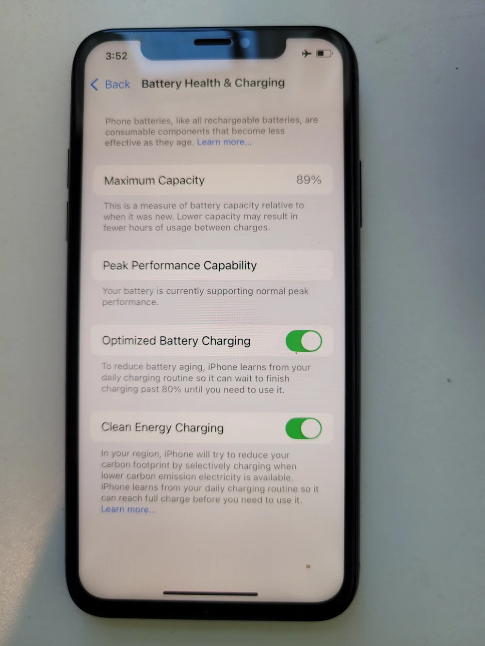 Apple iPhone Xs Black Front Used - 64GB **AJ**
